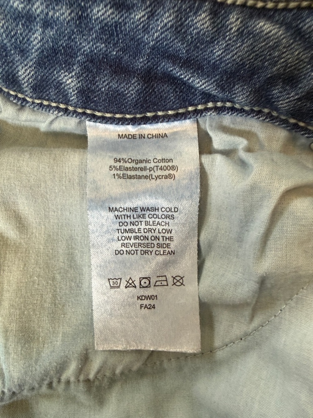 Quince stretch mid rise slim straight jeans - Picture 3 of 4